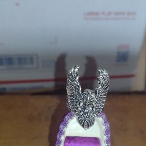 Silver Eagle Ring